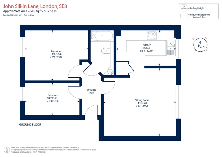 Floorplan 1 for John Silkin Lane Deptford SE8