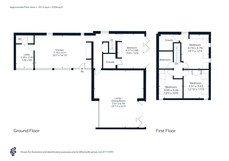 Floorplan 1 for Warren Farm, Tunbridge Wells, TN3