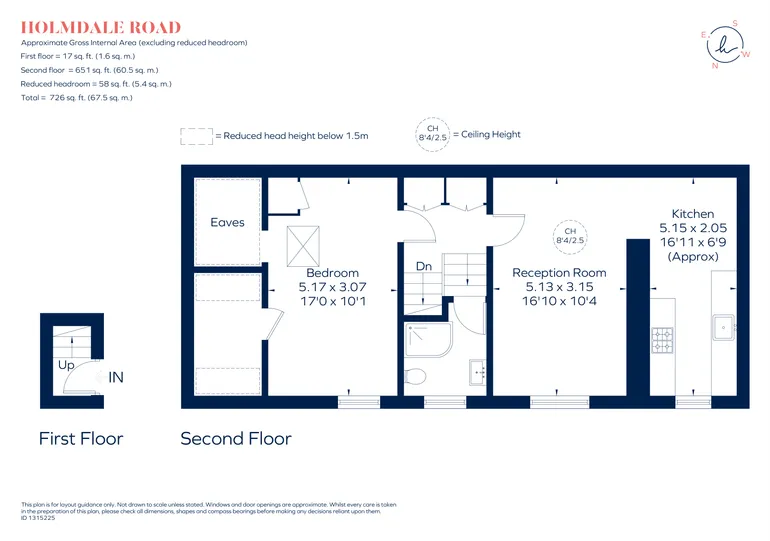 Floorplan 1 for Holmdale Road, London, NW6