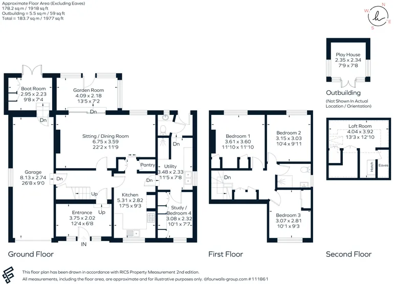 Floorplan 1 for Jefferies Road, Leatherhead, KT24