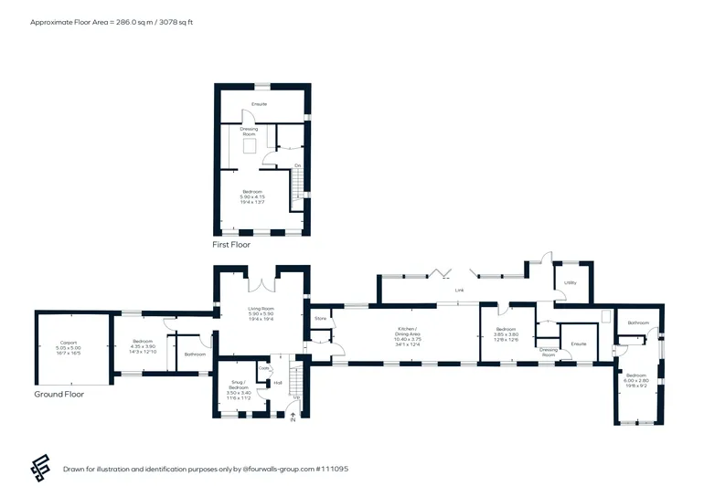 Floorplan 1 for Warren Farm, Tunbridge Wells, TN3