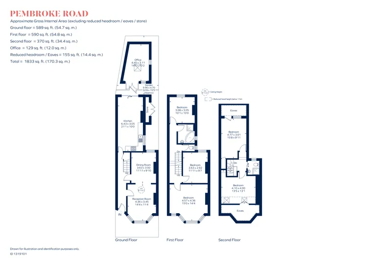 Floorplan 1 for Pembroke Road, London, N10