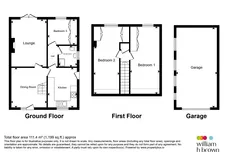 Woodend, Allerton Bywater, CASTLEFORD floorplan 1 out of 1