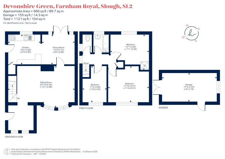 Floorplan 1 for Devonshire Green, Farnham Royal, SL2