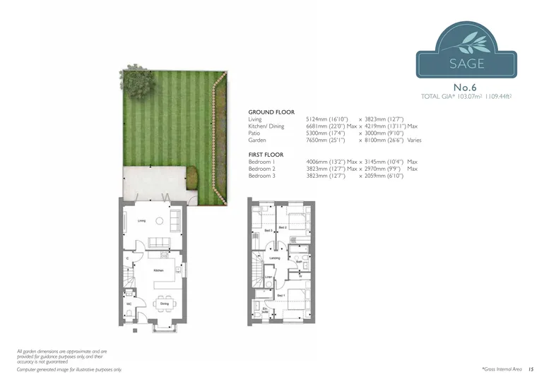 Floorplan 1 for Herb Grove, Banstead, SM7