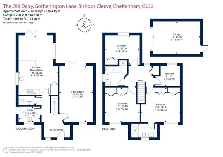 Floorplan 1 for Gotherington Lane, Bishops Cleeve, Cheltenham, GL52