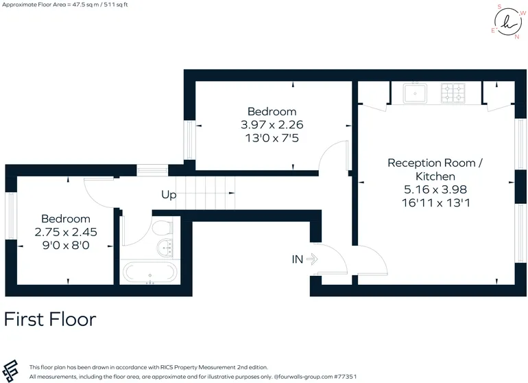 Floorplan 1 for Kilburn Park Road London NW6