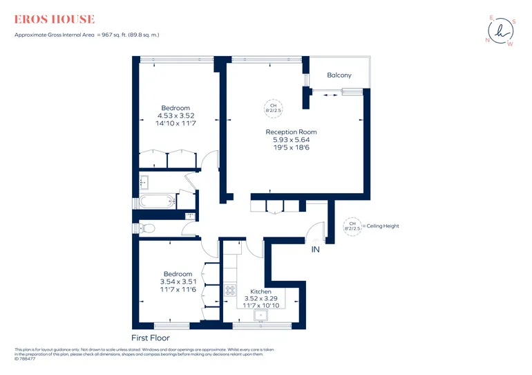 Floorplan 1 for Wimbledon Park Road London SW19