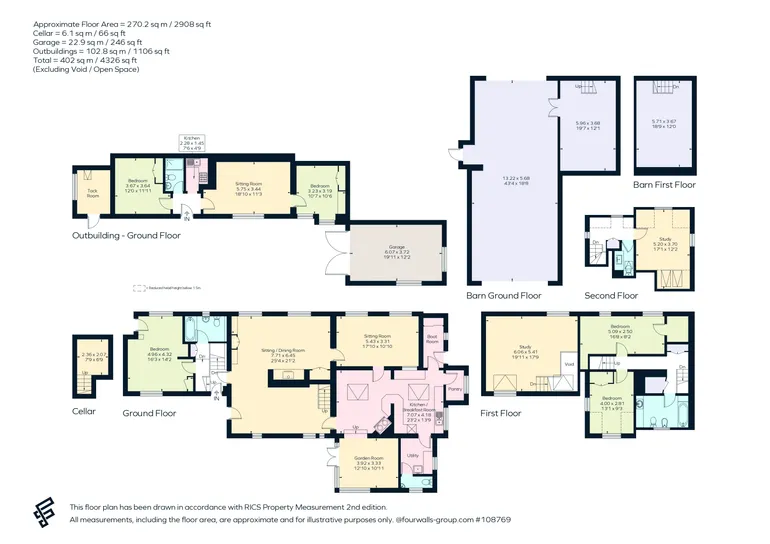 Floorplan 1 for Lower Assendon, Henley-On-Thames, RG9