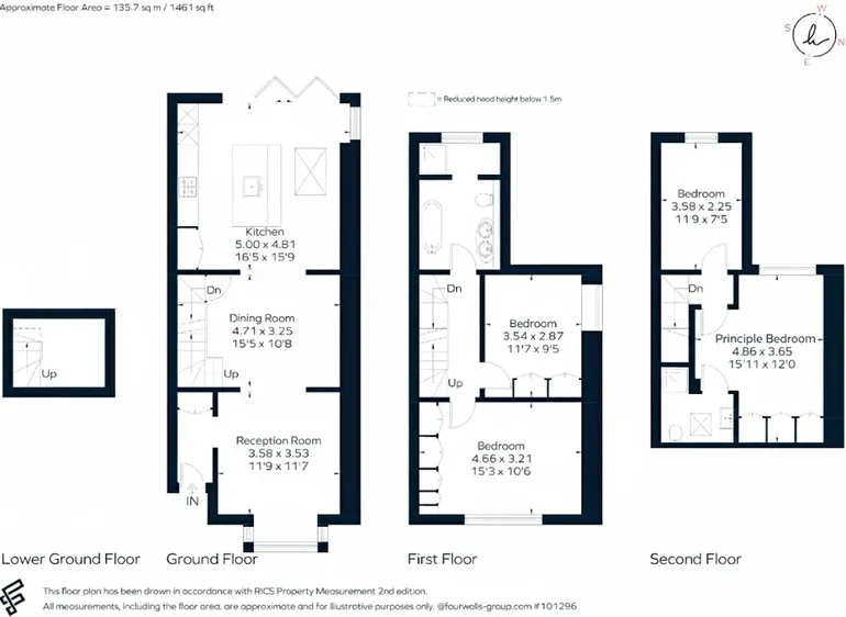 Floorplan 1 for St. Johns Road, Sevenoaks, TN13