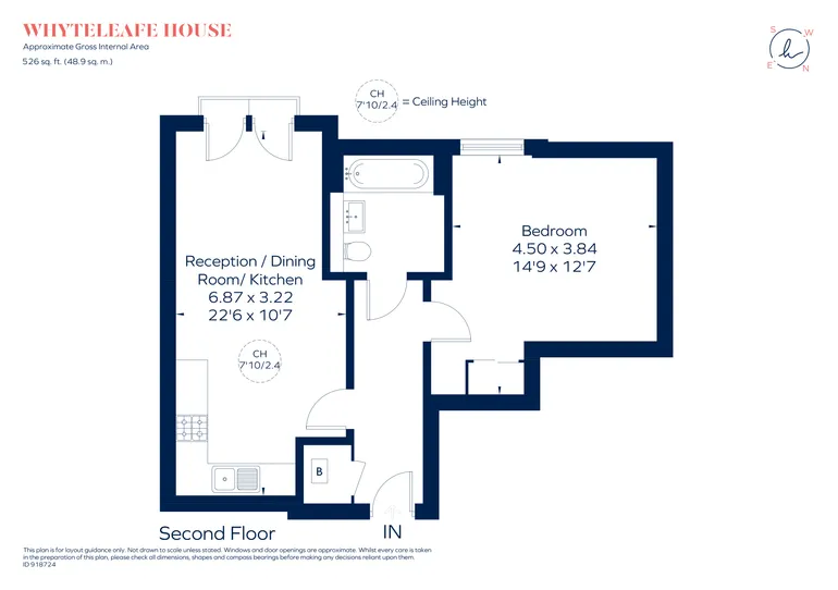 Floorplan 1 for Well Farm Road Whyteleafe CR3