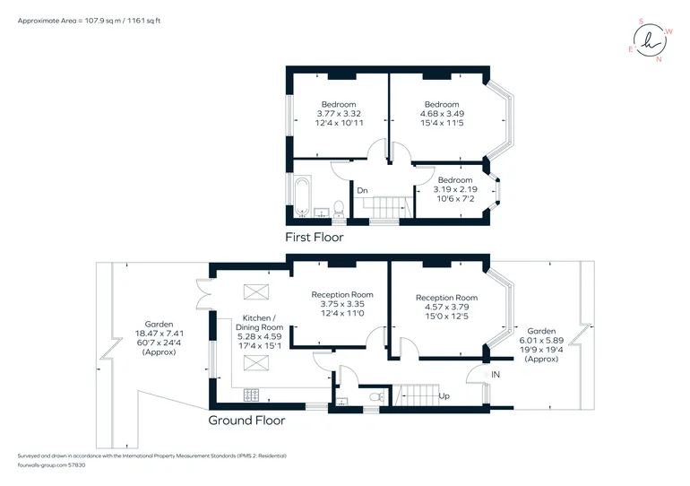 Floorplan 1 for Ballogie Avenue London NW10