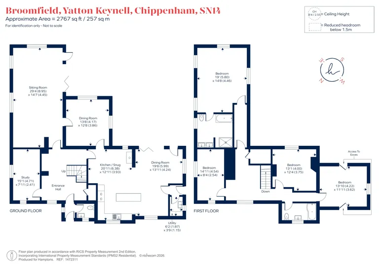 Floorplan 1 for Broomfield Chippenham SN14