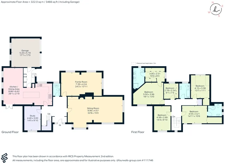 Floorplan 1 for The Street, Long Sutton, RG29