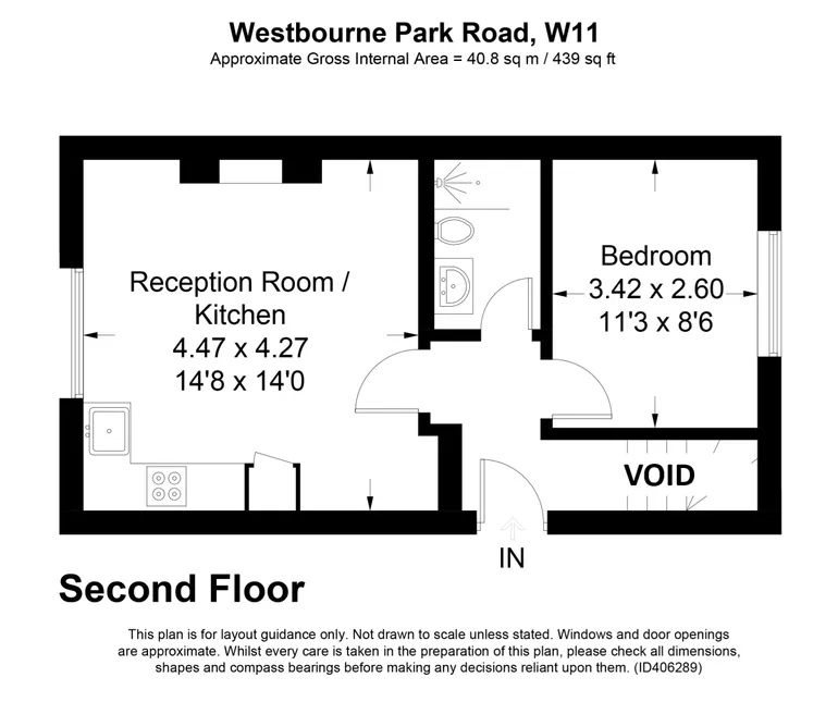 Floorplan 1 for Westbourne Park Road London W11