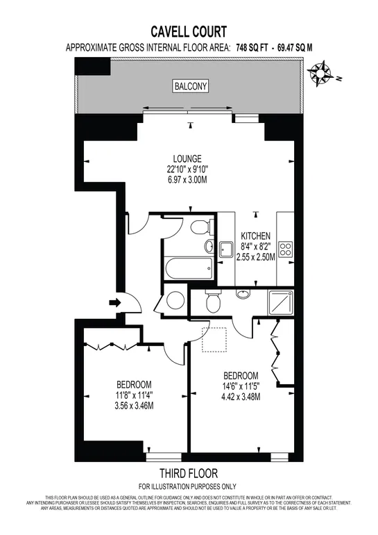 Floorplan 1 for Dog Kennel Hill London SE22