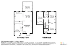 Colliers Avenue, Llanharan, PONTYCLUN floorplan 2 out of 2