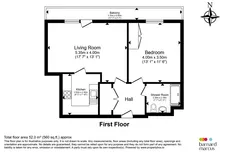 The Vale, London floorplan 1 out of 1
