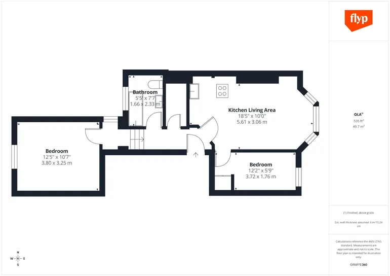 Floorplan 1 for Ashmore Road, London, W9