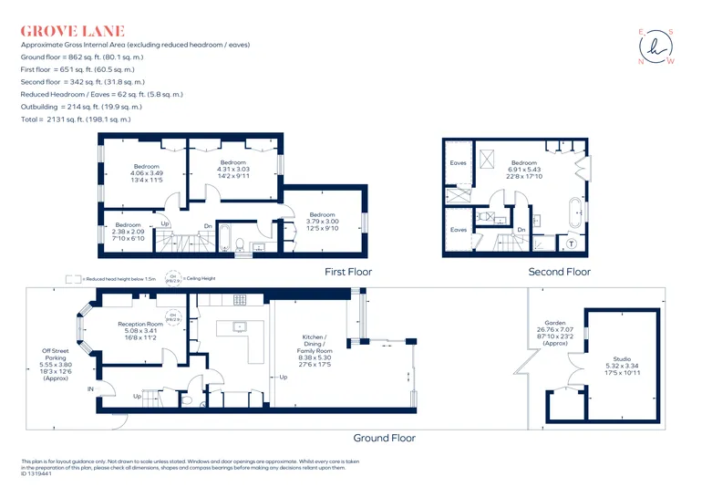Floorplan 1 for Grove Lane, Kingston Upon Thames, KT1