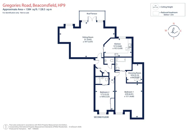 Floorplan 1 for Gregories Road, Beaconsfield, HP9