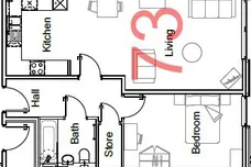 603 Armstrong House, Fletton Quays, Peterborough floorplan 1 out of 1