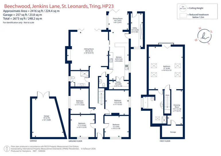 Floorplan 1 for Jenkins Lane, Tring, HP23