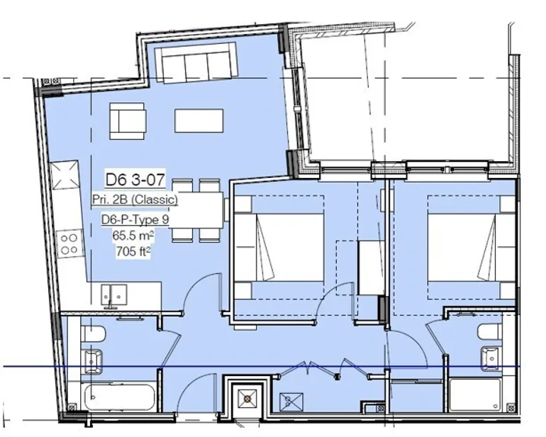 Floorplan 1 for Old Market Place Brightwells Yard GU9