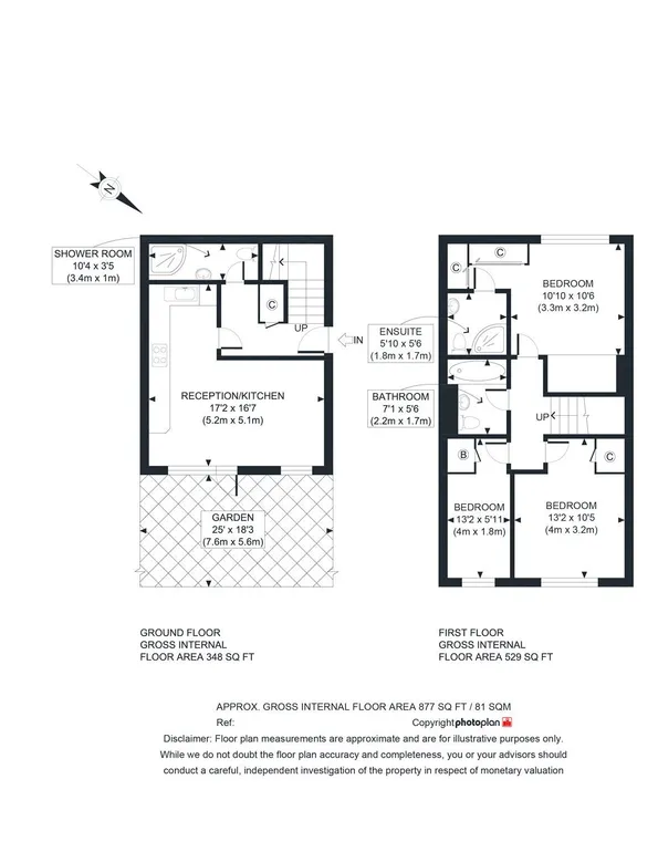 Floorplan 1 for Worcester Mews, NW6
