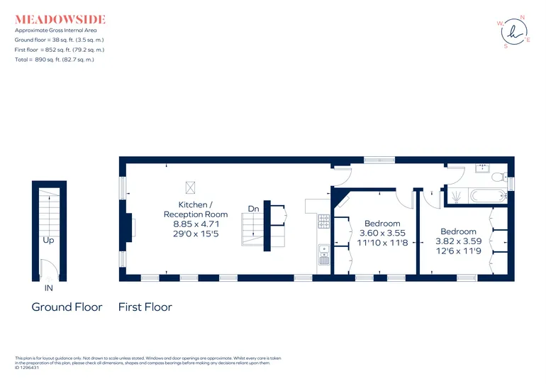 Floorplan 1 for Cambridge Park, Twickenham, TW1