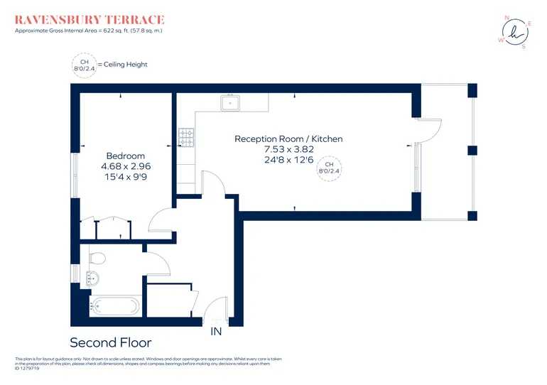 Floorplan 1 for Ravensbury Terrace, London, SW18