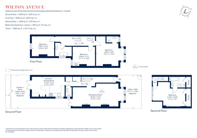 Floorplan 1 for Wilton Avenue, London, W4