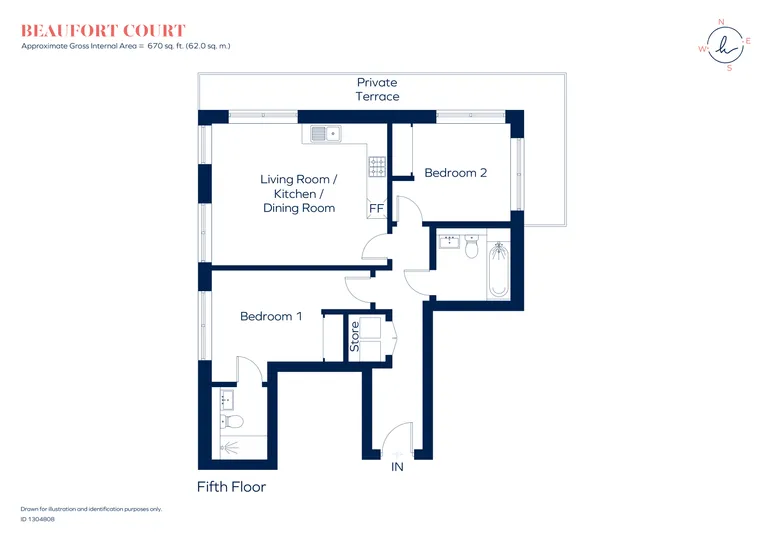 Floorplan 1 for Maygrove Road, London, NW6