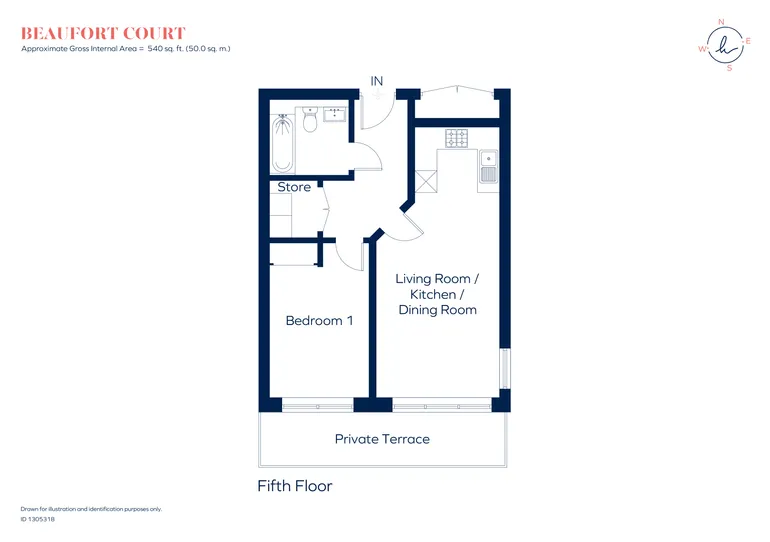 Floorplan 1 for Maygrove Road, London, NW6