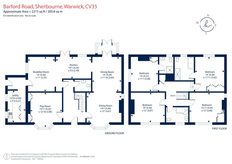 Floorplan 1 for Barford Road, Sherbourne, CV35