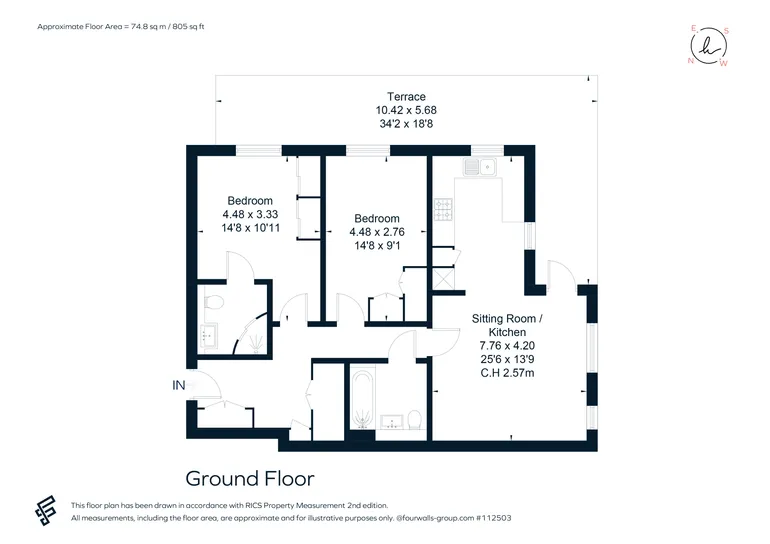 Floorplan 1 for Matthews Close Wembley HA9