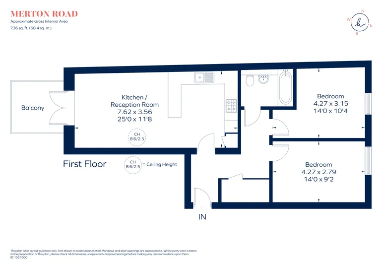 Floorplan 1 for London SW19