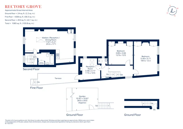Floorplan 1 for Rectory Grove London SW4