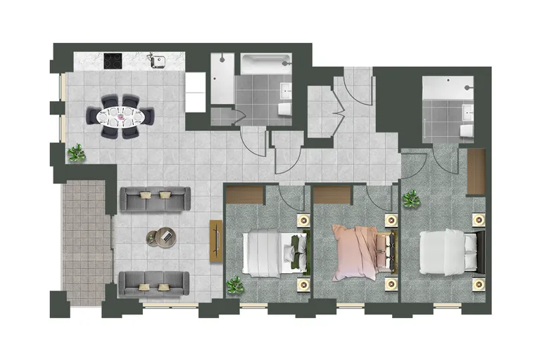 Floorplan 1 for Hove Central, 11 Boulevard Place Brighton BN3