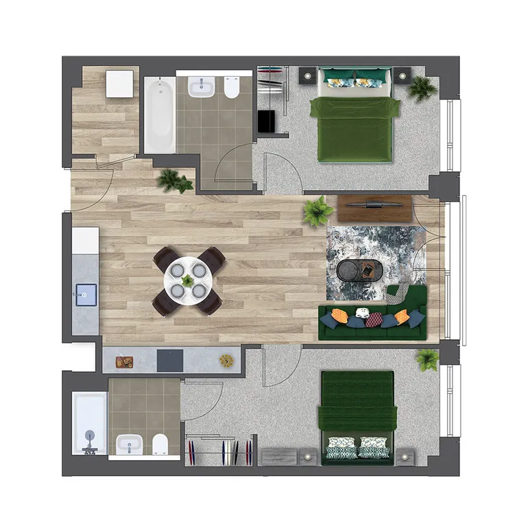 Floorplan 1 for 1 Marketfield Way Redhill RH1