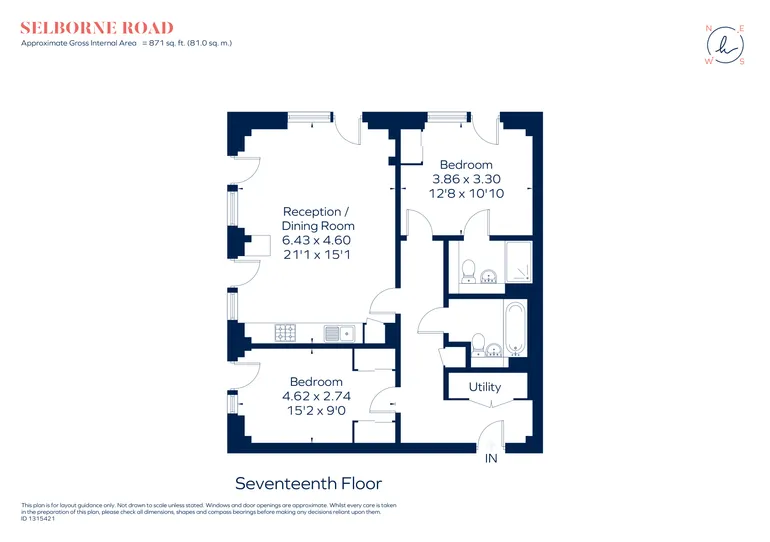 Floorplan 1 for 11 Selborne Road London E17
