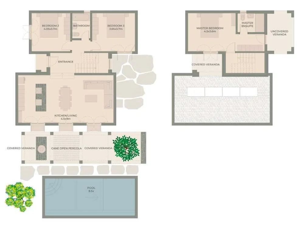 Floorplan for Argaka, Pafos, Cyprus