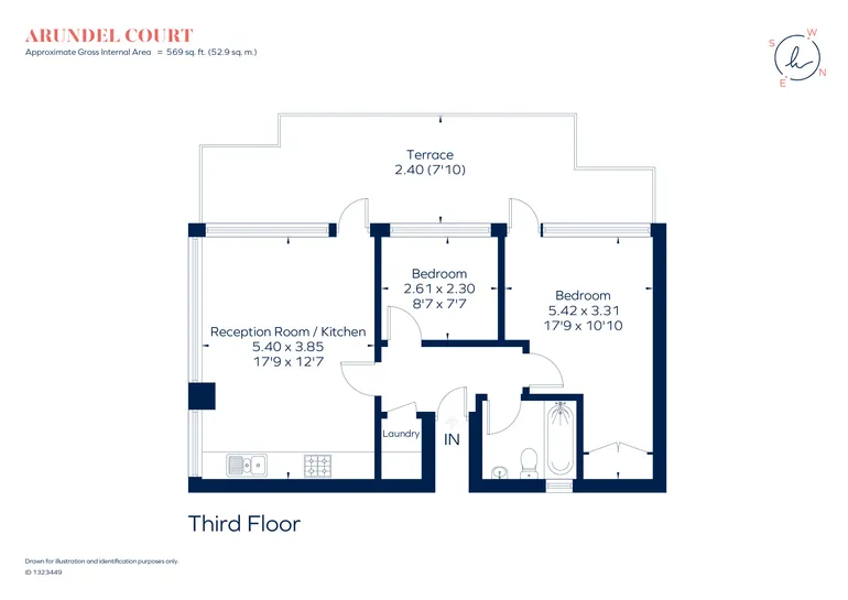 Floorplan 1 for Cherrywood Drive, London, SW15
