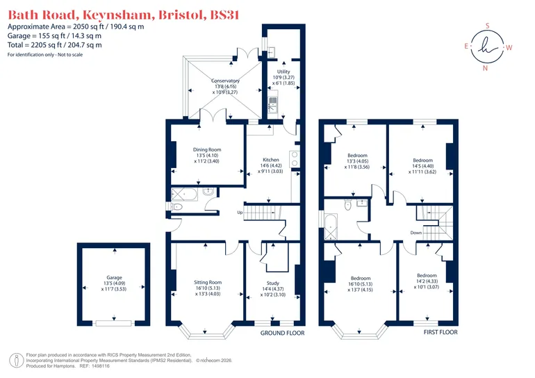 Floorplan 1 for Bath Road, Keynsham, BS31