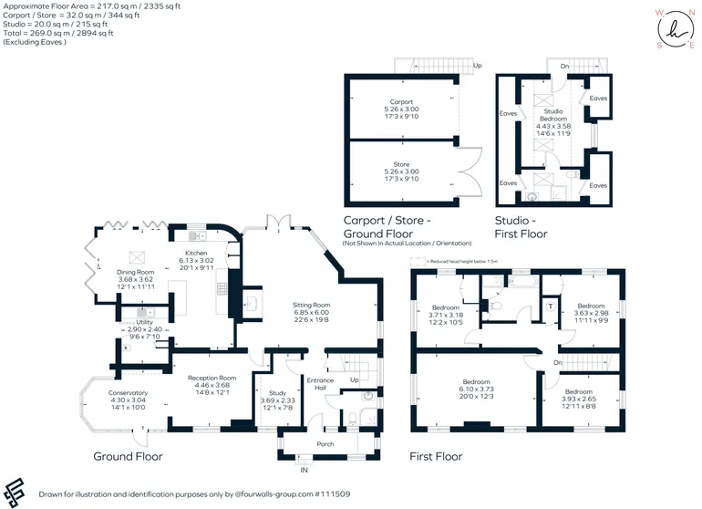 Floorplan 1 for Bowerchalke, Salisbury, SP5