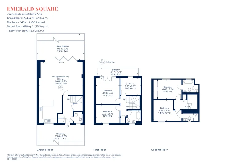 Floorplan 1 for Emerald Square, SW15