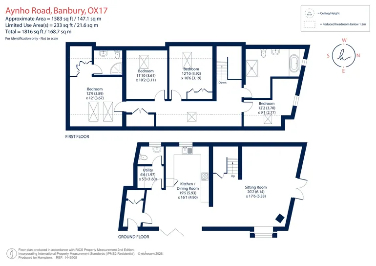Floorplan 1 for Aynho Road, Adderbury, Banbury, OX17