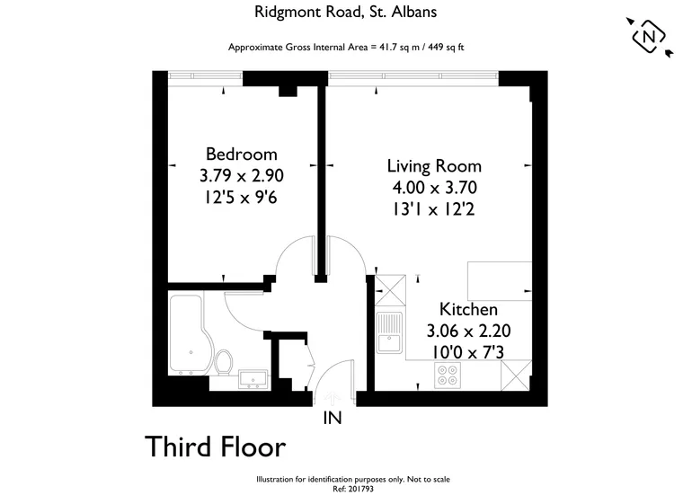 Floorplan 1 for Ridgmont Road St. Albans AL1