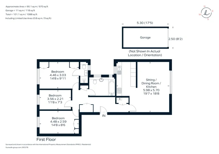 Floorplan 1 for St Johns Hill Wood Lodge Grange TN13