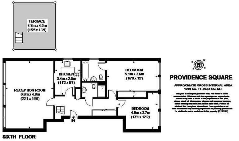 Floorplan 1 for Providence Square, Bermondsey, SE1